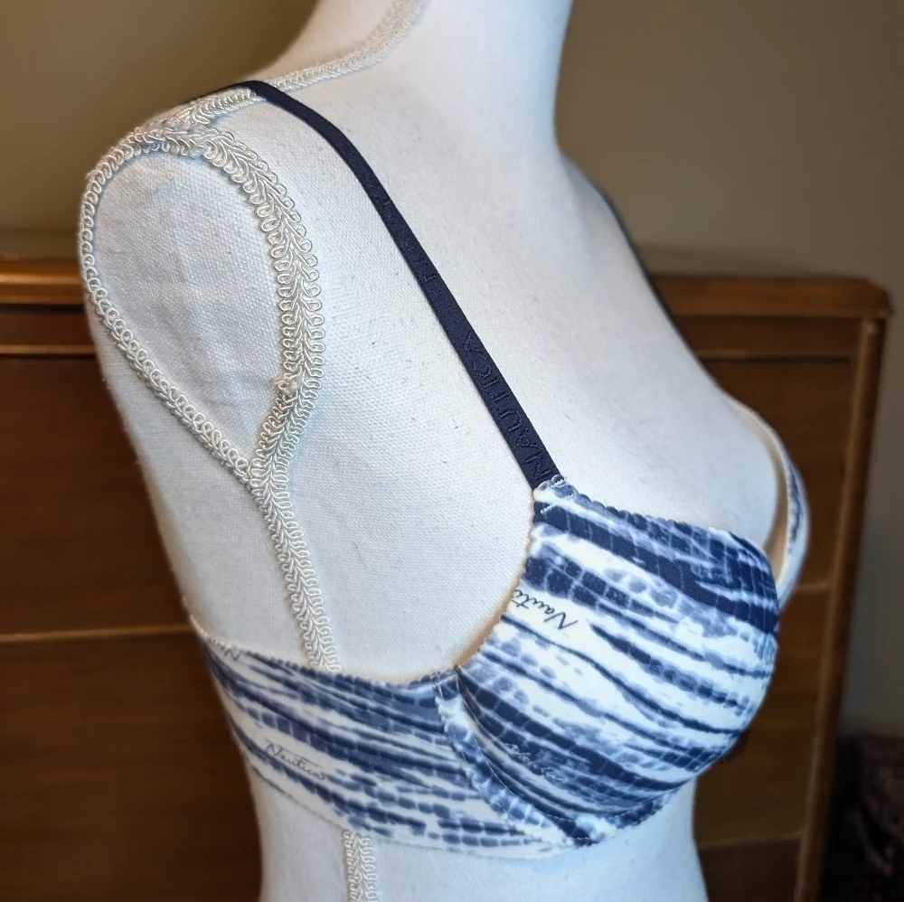 Nautica Beach Tie Dye Push-Up Bra 34B